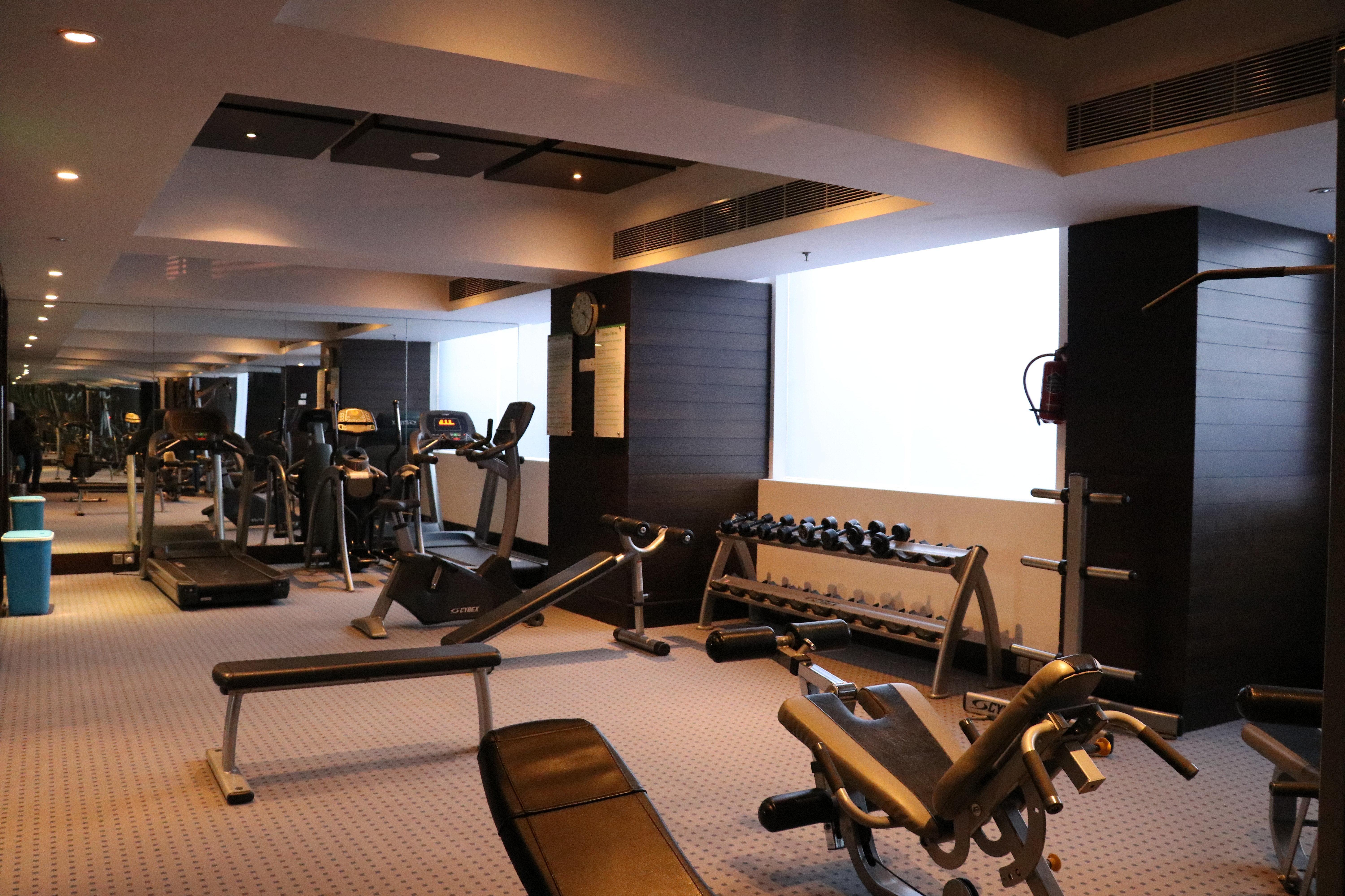 Holiday Inn Chandigarh Panchkula, An Ihg Hotel Exteriör bild The gym at the hotel