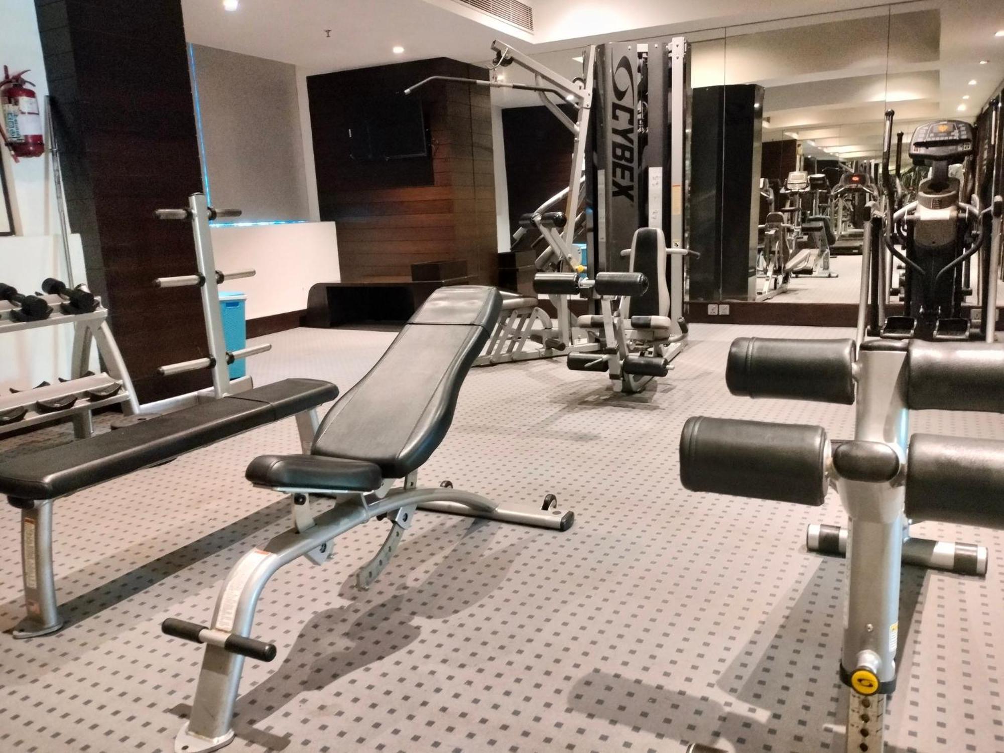 Holiday Inn Chandigarh Panchkula, An Ihg Hotel Exteriör bild The gym at the hotel
